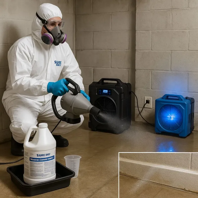 Sanitization and Odor Removal process in Nederland, CO